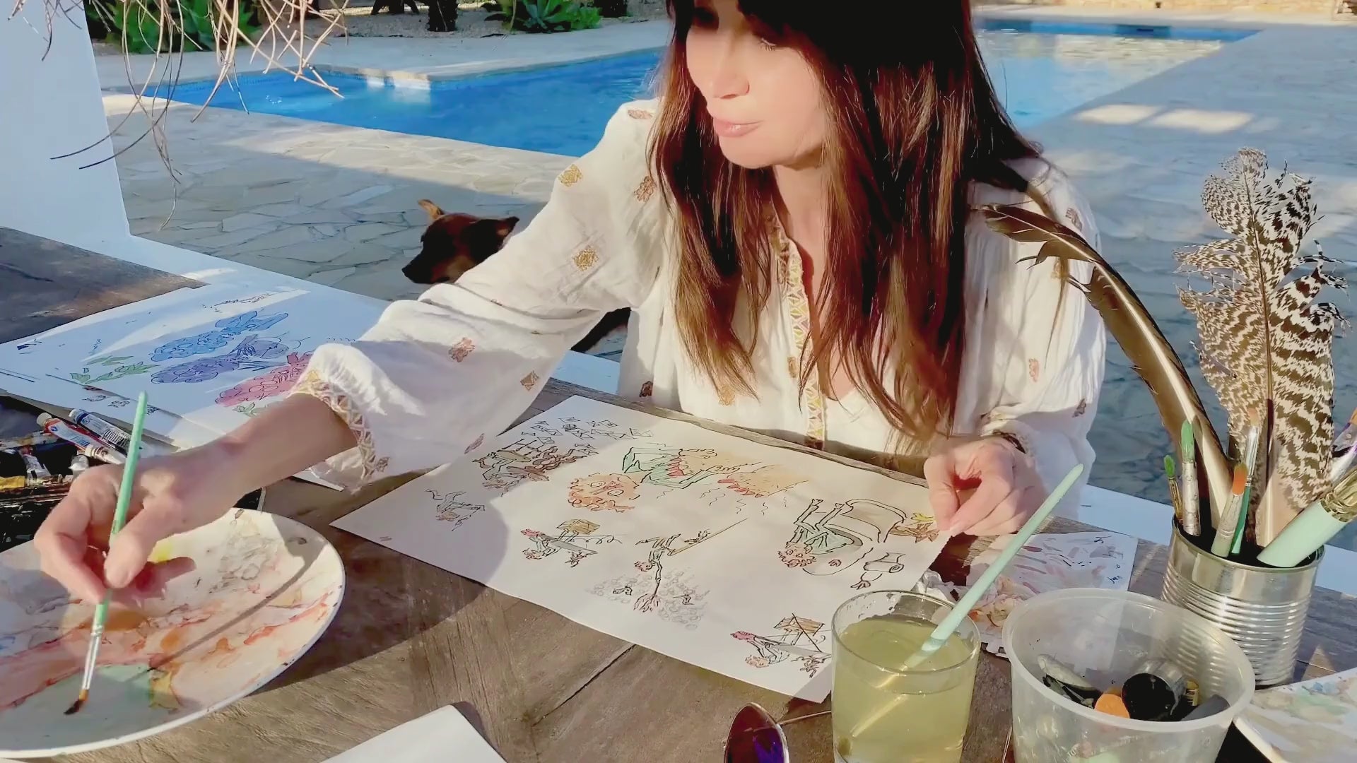 Load video: Sonya anise telling her story as creator, author and illustrator of award-winning children's book series MUMAGEDDON!